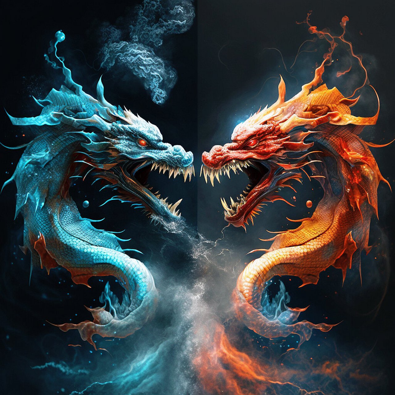 【冰火龙王】 二龙戏珠!福运降临!