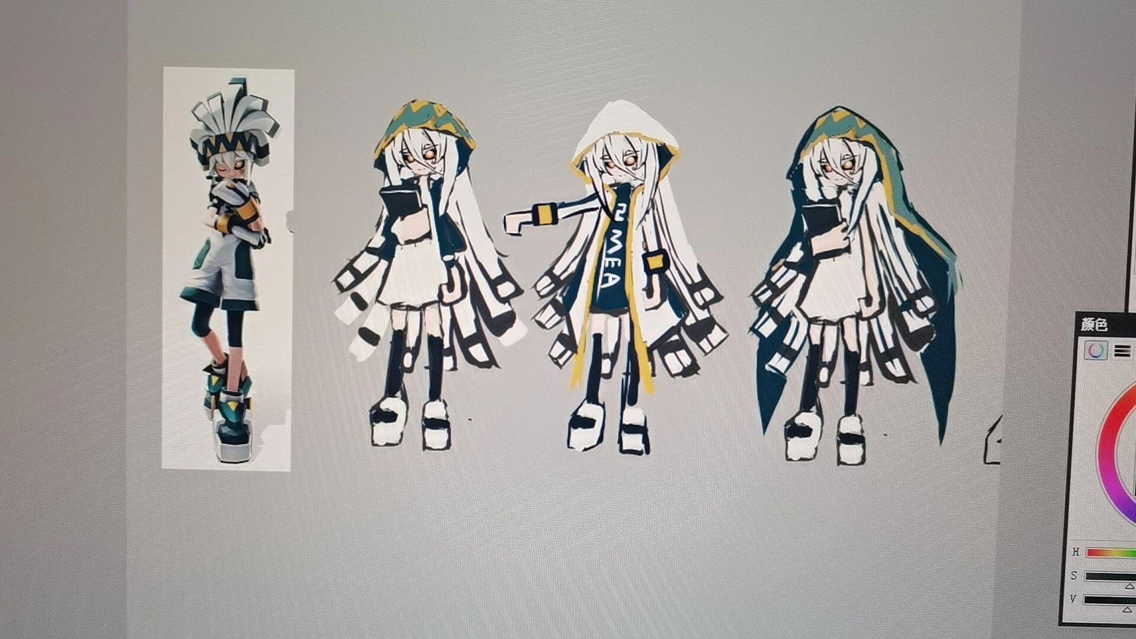 约稿～凹凸世界人设～帕洛斯的姐姐     最像的地方就是眼角下面那颗