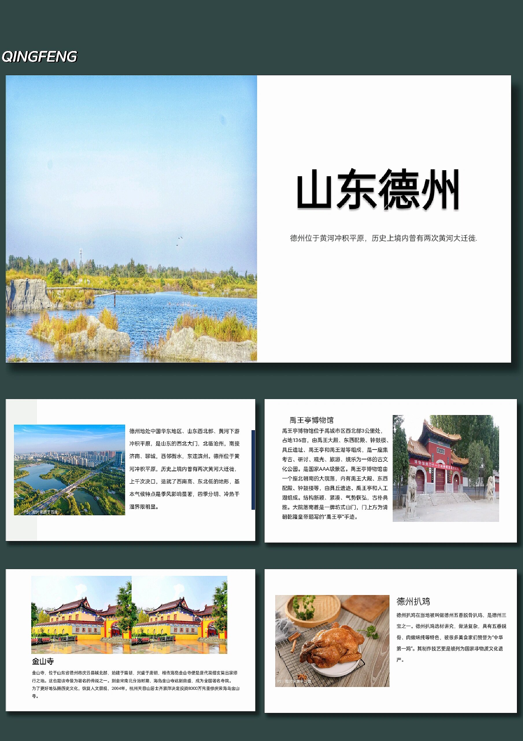 山东德州家乡城市文化介绍ppt课件【66】