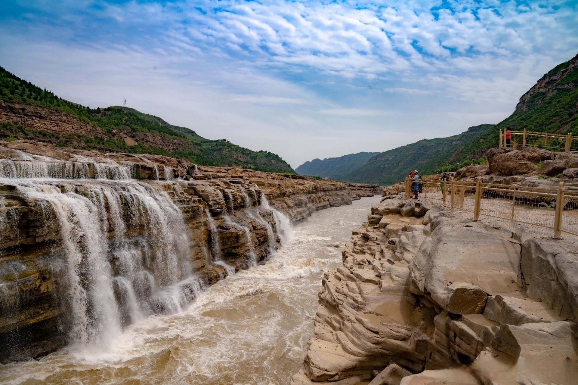 高清瀑布风景图片大全图片