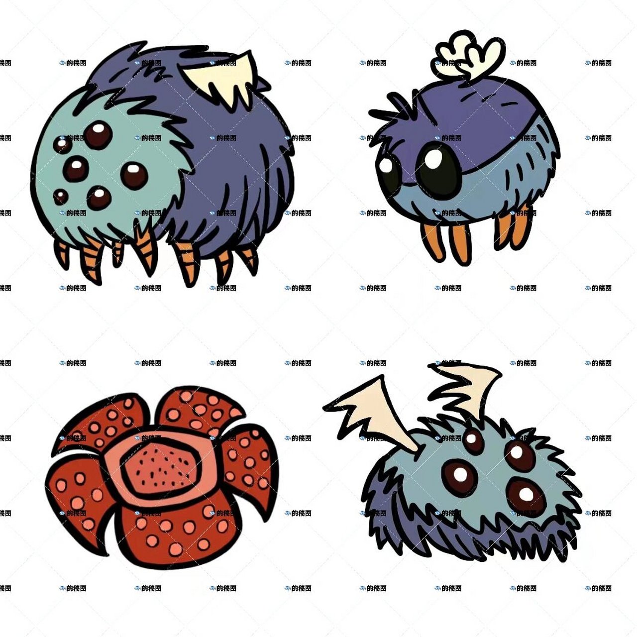 【饥荒】六眼飞鱼合集 做填缝 稿图all?15