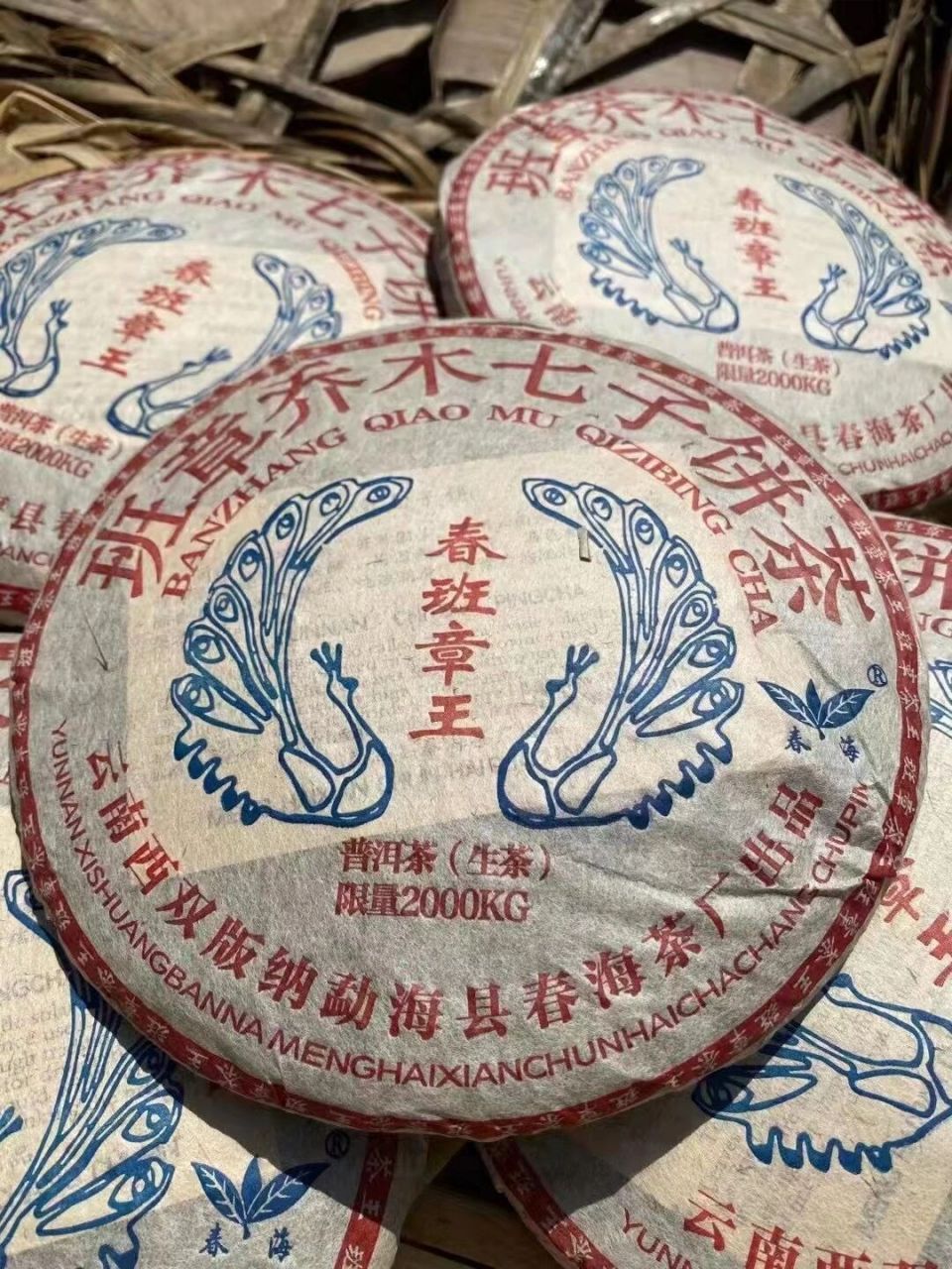 品612005年春 班章王 2005春海茶厂出品高端产品 春班章王 ,选用班