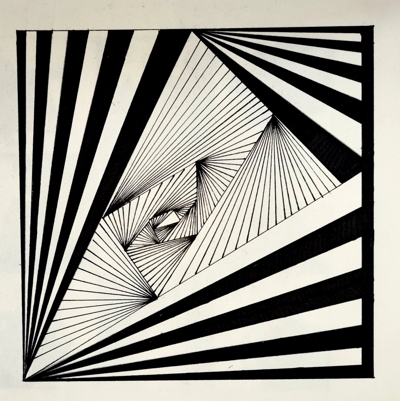 平面构成——发射构成