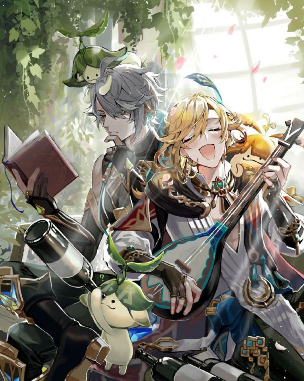 酒神与日神,海维与枭羽 同样是文学专业基因作祟,在原神里我还很喜欢