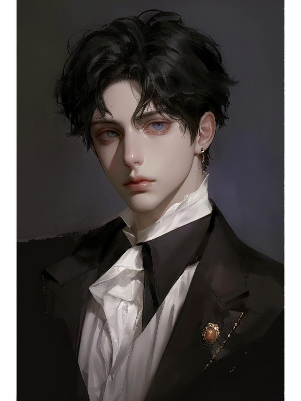 ai智造|动漫小说男主脸,有你心目中的吗?