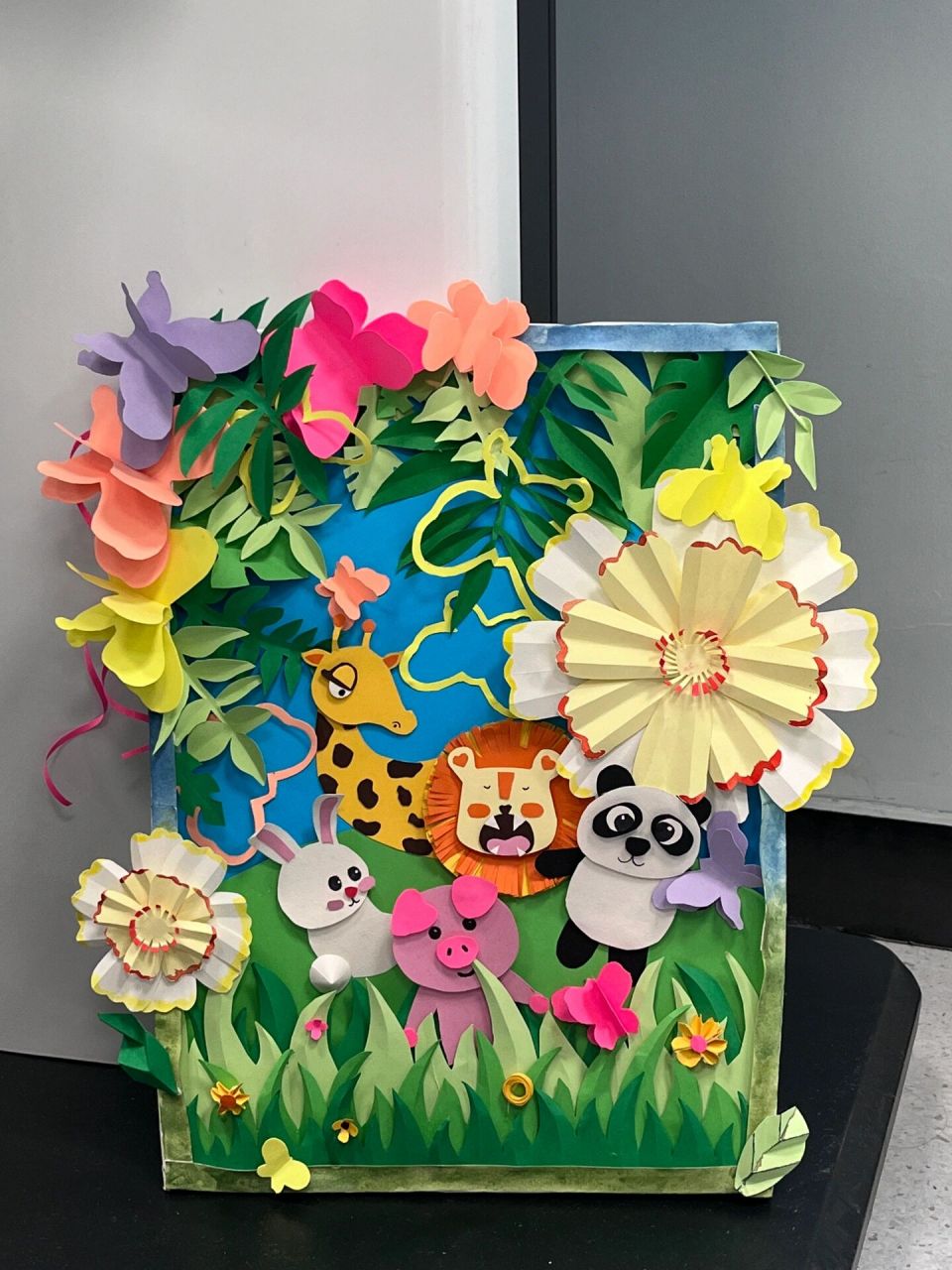 创意纸浮雕作品分享9999 学前人最后的倔强949494和partner