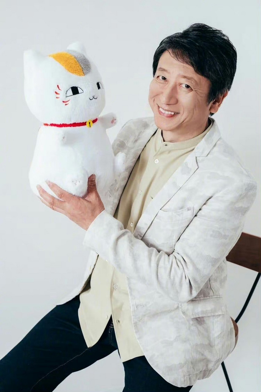 夏目友人帐# 神谷浩史·井上和彦 跟猫咪老师的合照