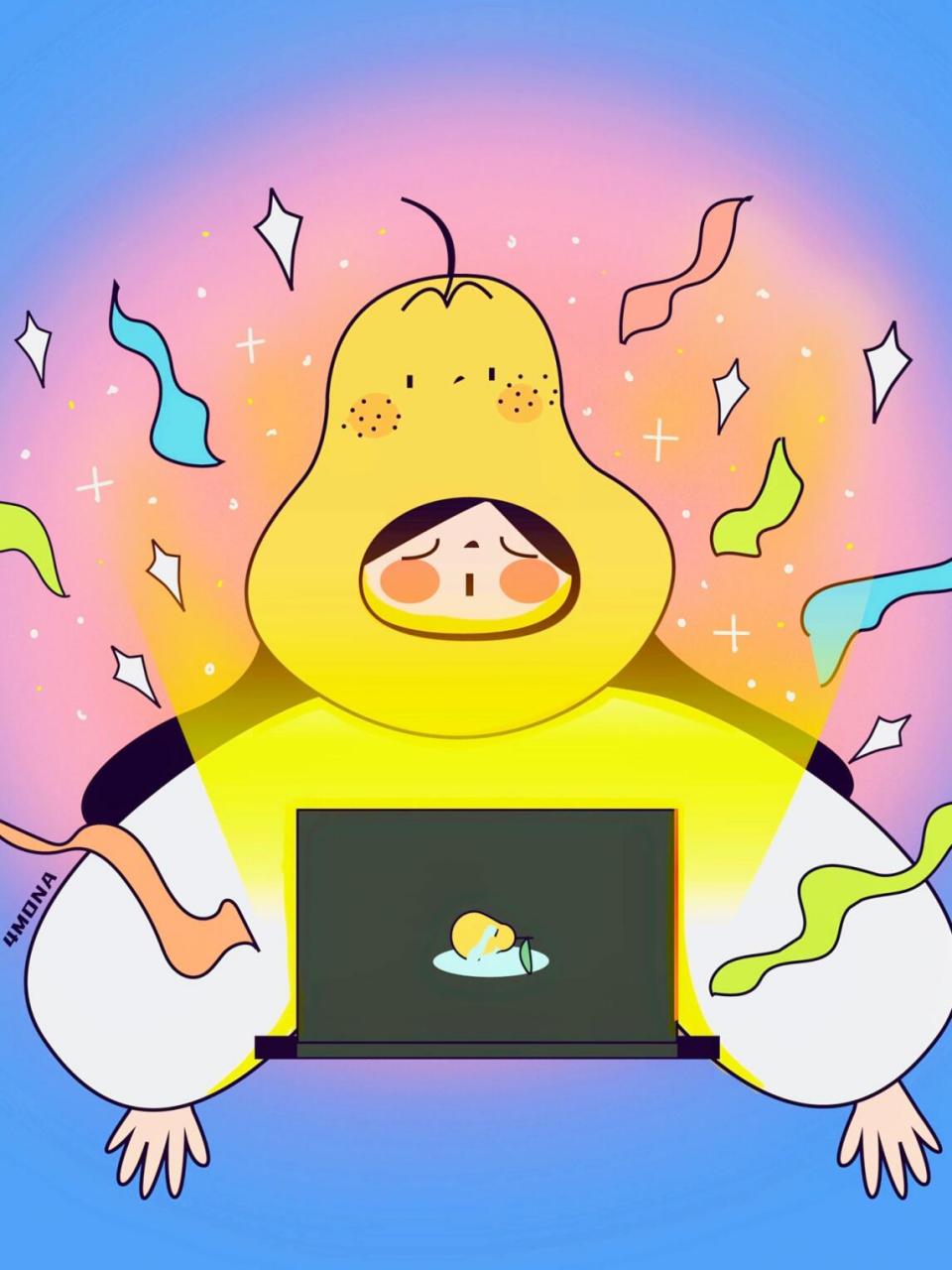 咻咻 魔力转转转 鸭梨越大能量越强 哼 牛鬼蛇神别小瞧人 鸭梨小姐要