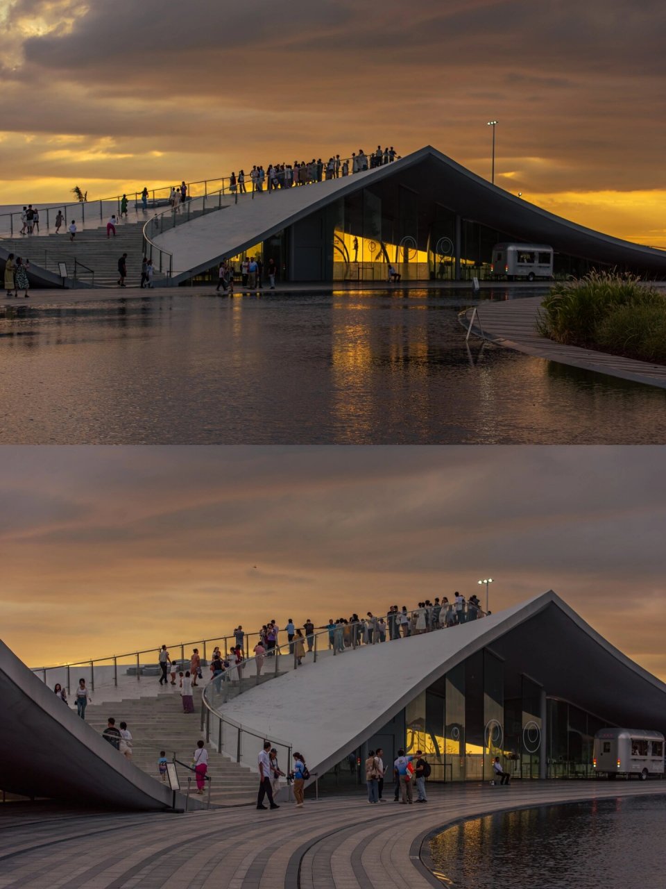 落日余晖,到海边吹吹风,天空之山驿站氛围感还是很足的95