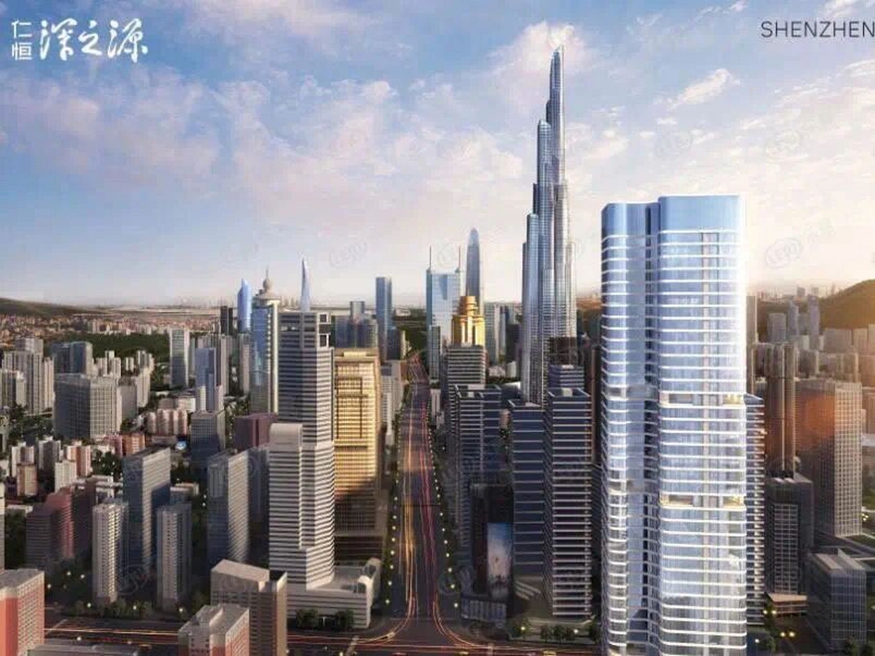 螺旋式群房——aedas 仁恒深之源(备案名仁恒世纪大厦)项目位于深圳