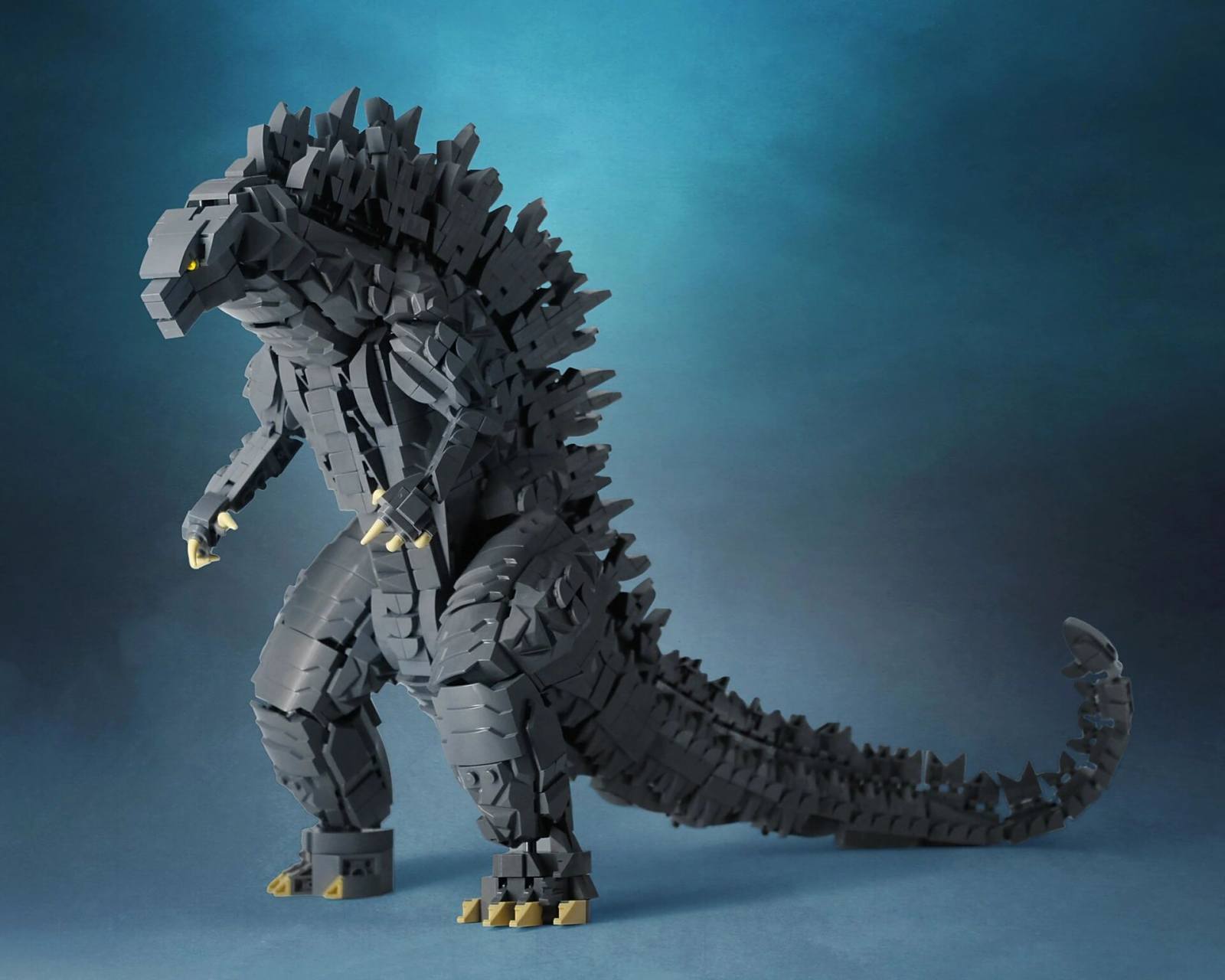 哥斯拉 mocer:jayfa 大神的新作,令人惊奇的怪兽之王哥斯拉 用乐高