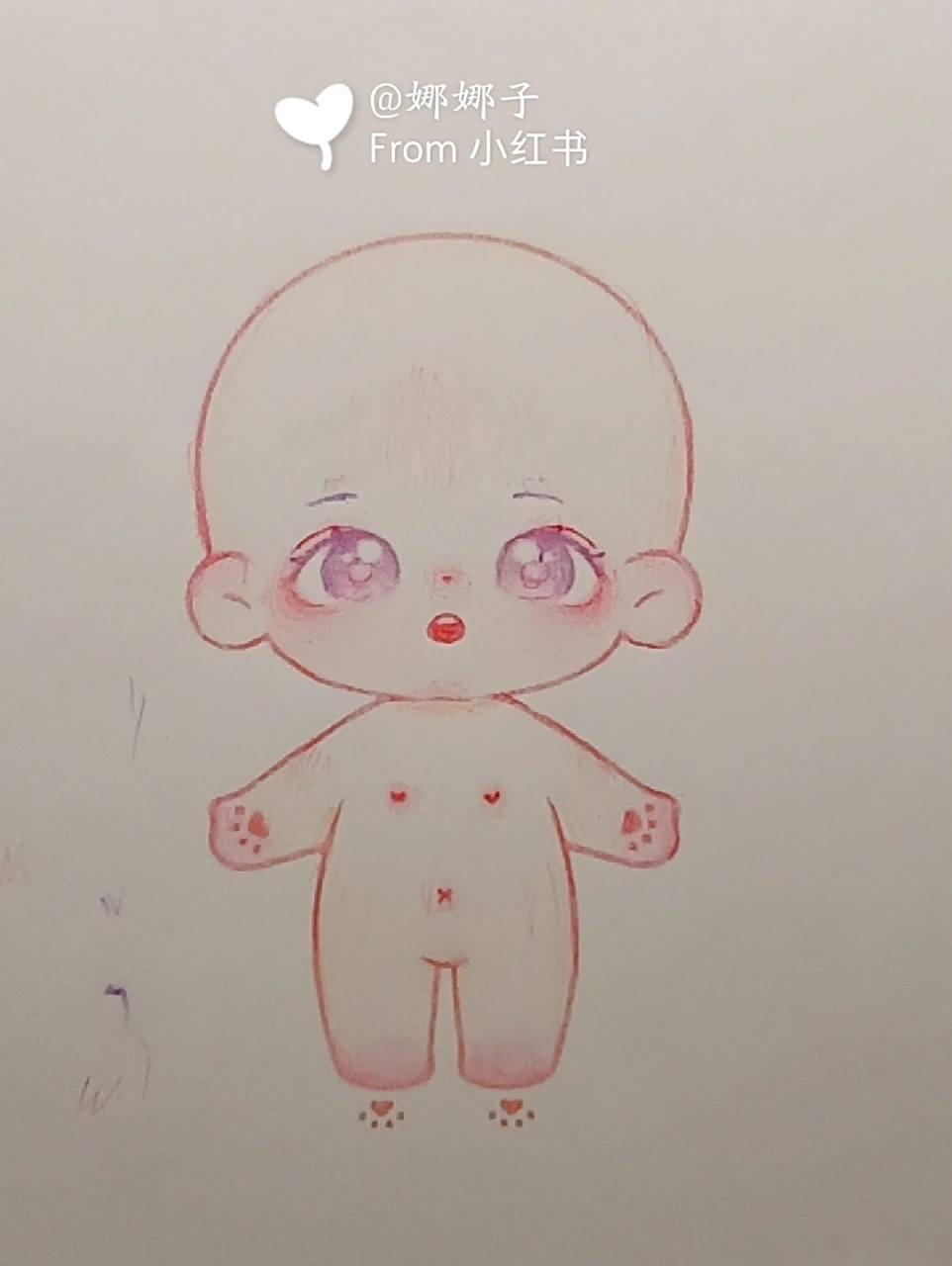 换装纸娃娃 体子是打印的,眼睛是画的.不喜勿喷