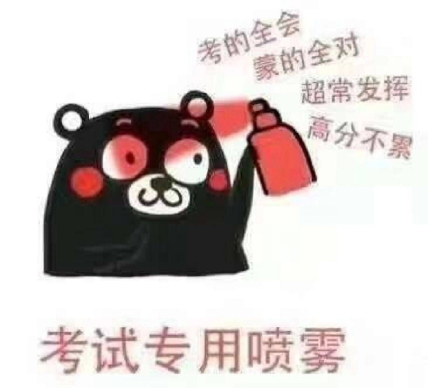 高分喷雾表情包 诶嘿~期末月到了,大学生们都准备好考试了吗?