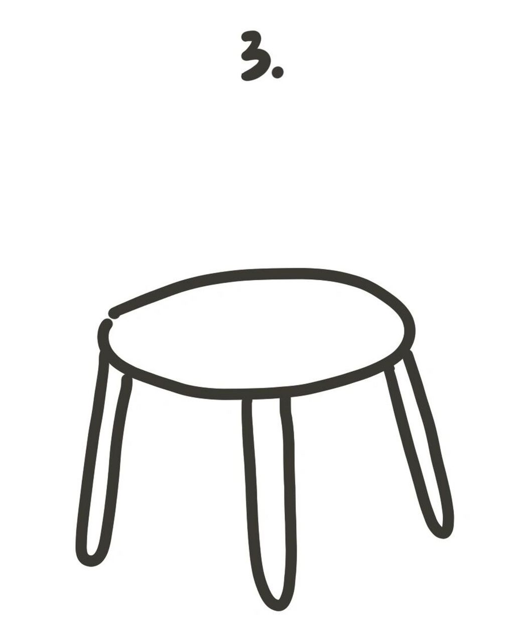 最近的生活类简笔画比较受欢迎,有宝贝私信说还想学画桌子,还能咋 !!