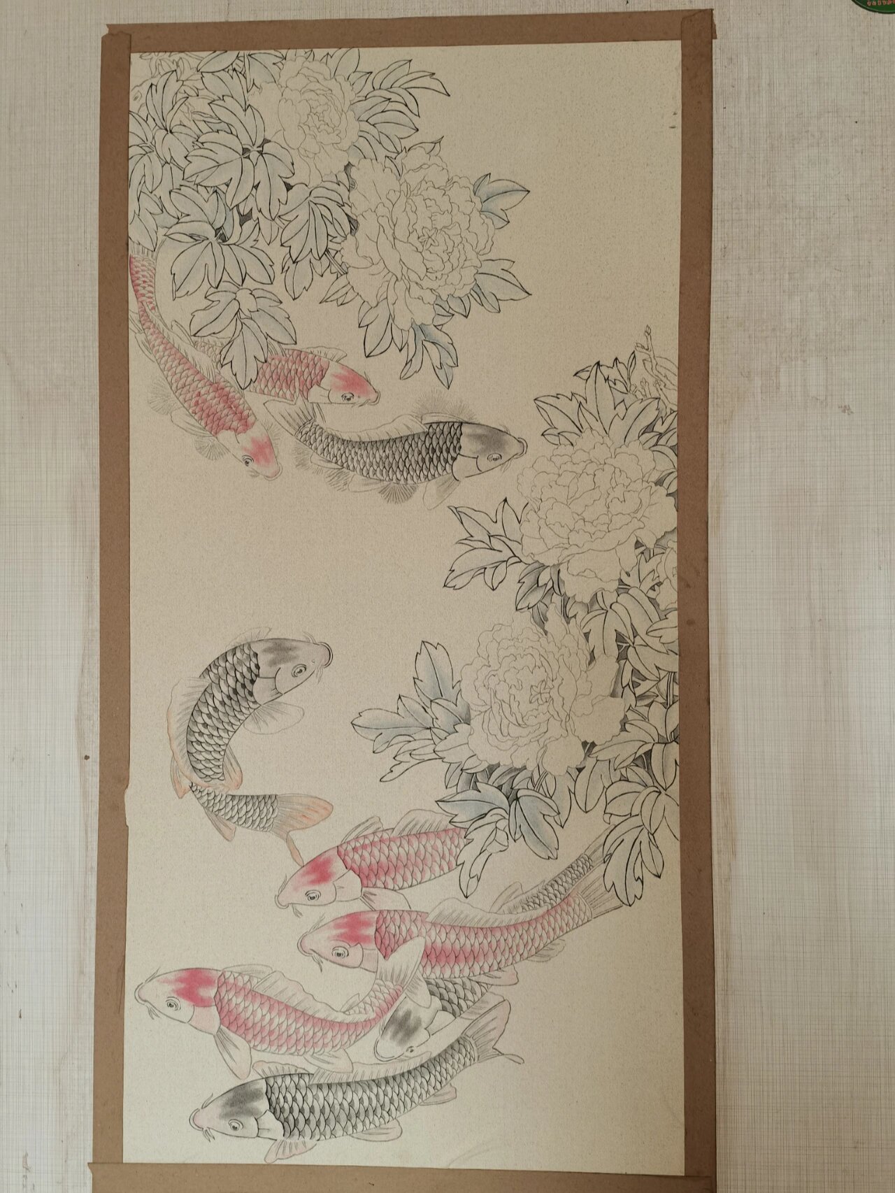 《富贵有余》工笔 宋月恩