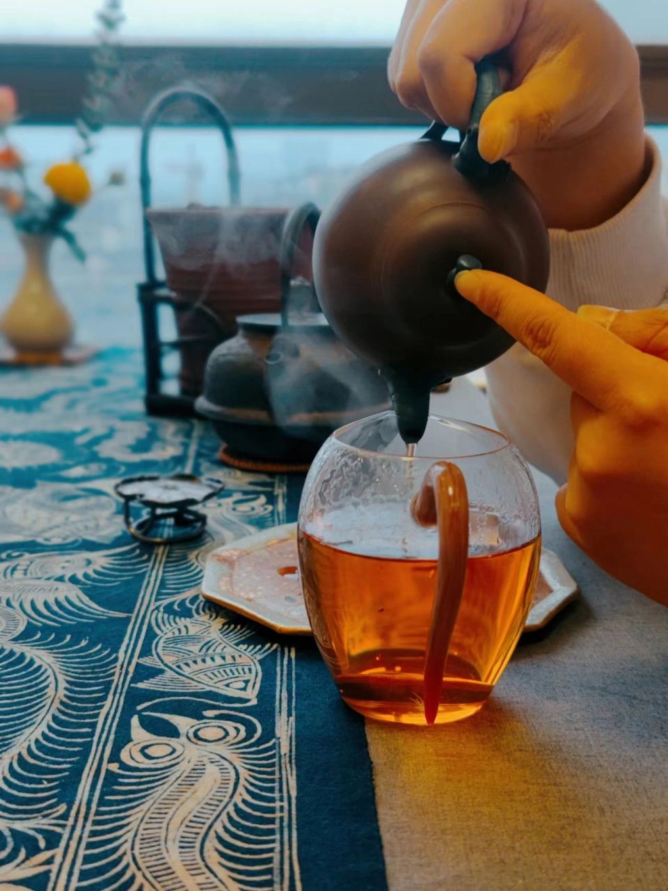 我的泡茶日常|几张朋友帮拍的泡茶照片 被朋友夸泡