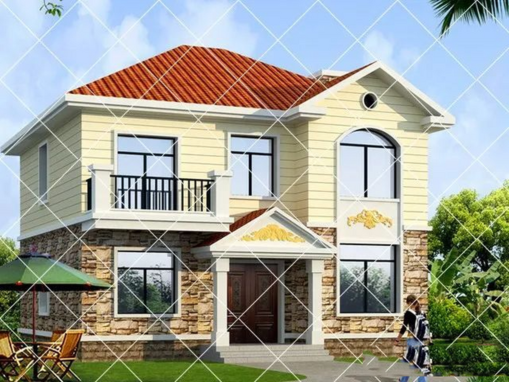 20万左右二层别墅,8款二层,实用又漂亮别墅 8款造价20万左右农村别墅