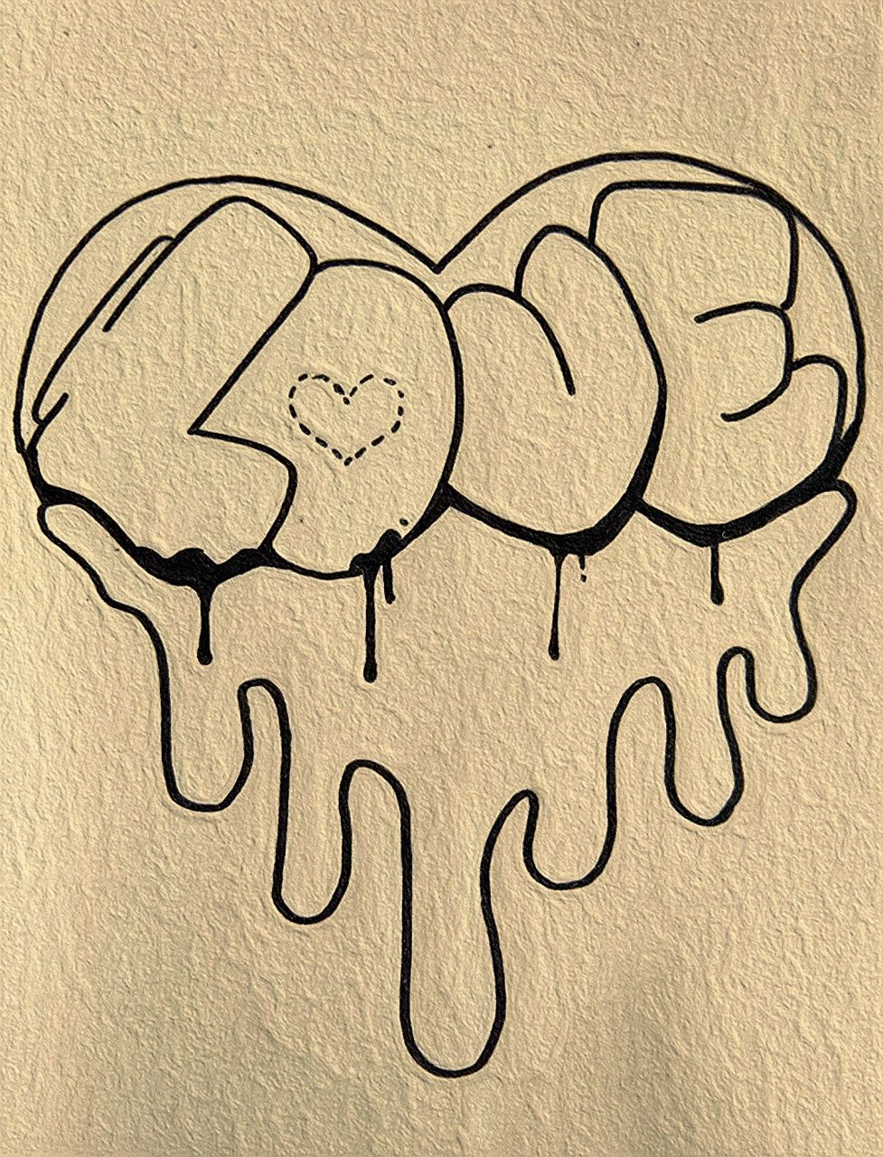 丙烯马克笔绘画 love 字母绘画过程 临摹绘画,出自于大佬