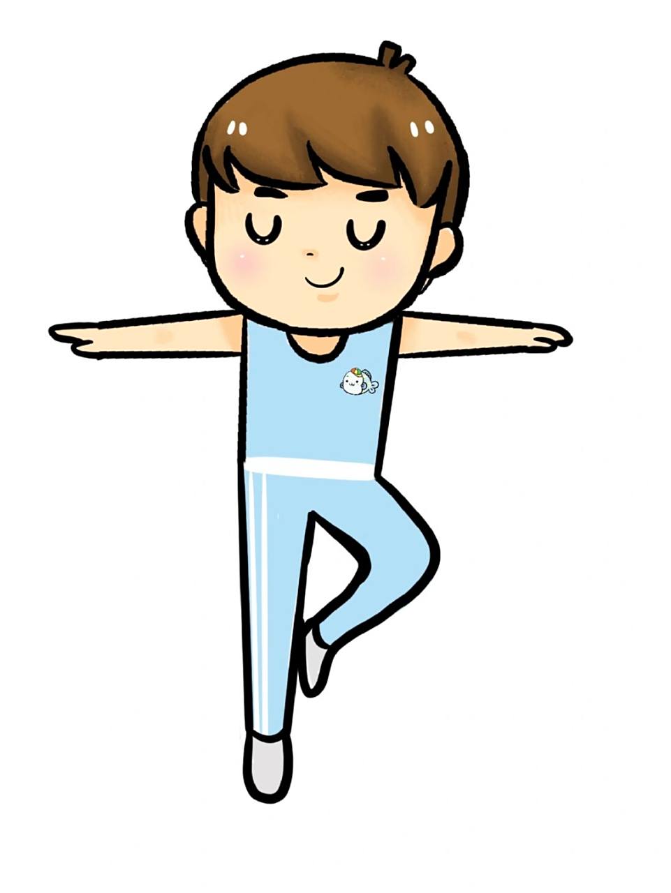 原创 幼儿园运动小人图案 我园是以快乐体操为特色的幼儿园～[馋嘴]