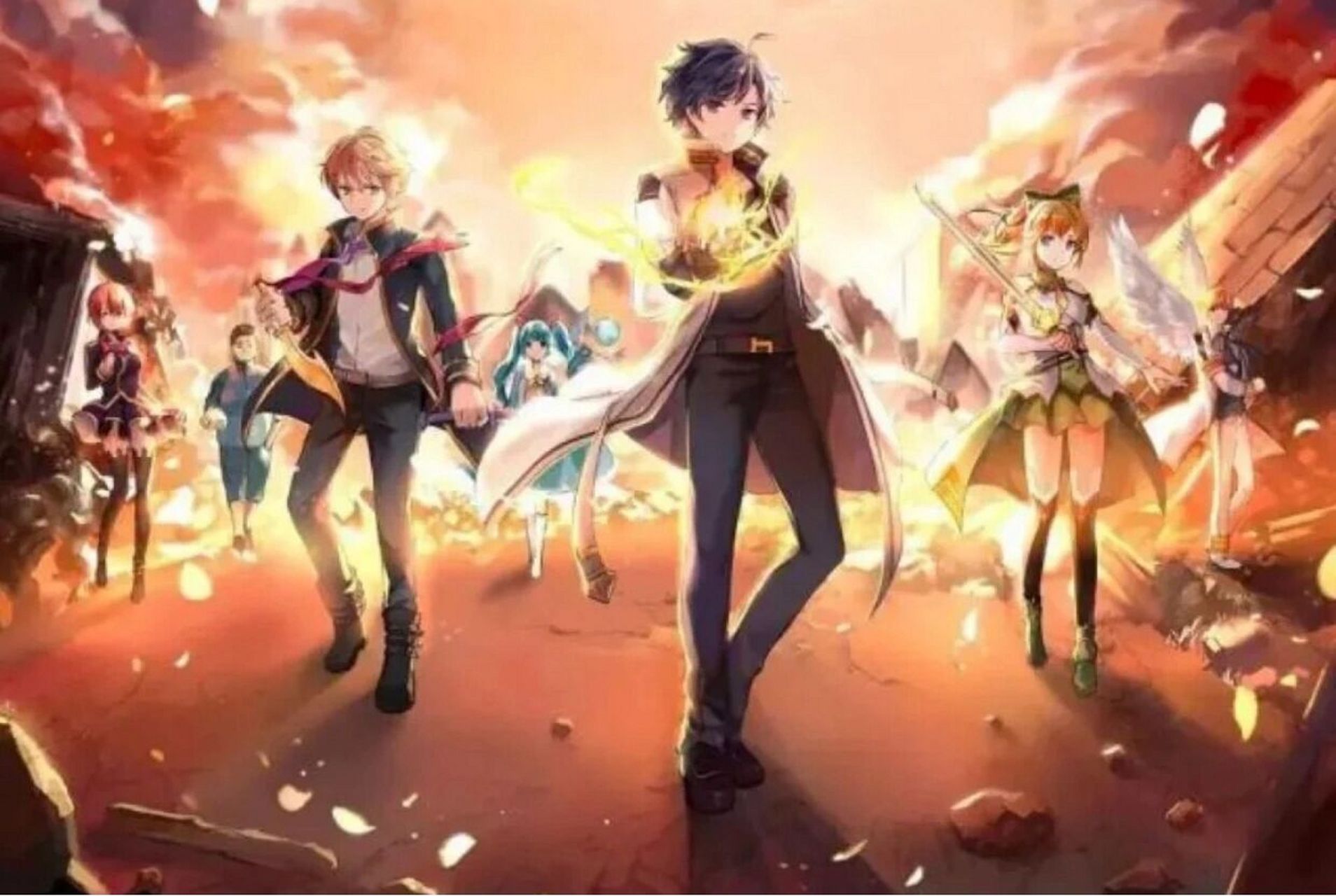 斗罗大陆四代史莱克七怪图片 第一代: 唐三, 小舞, 宁荣荣, 奥斯卡