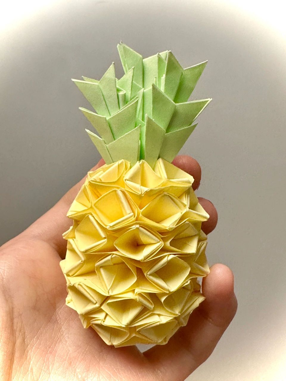 折纸小菠萝95 我爱我的小菠萝 可可爱爱 教程很多大家快叠起来