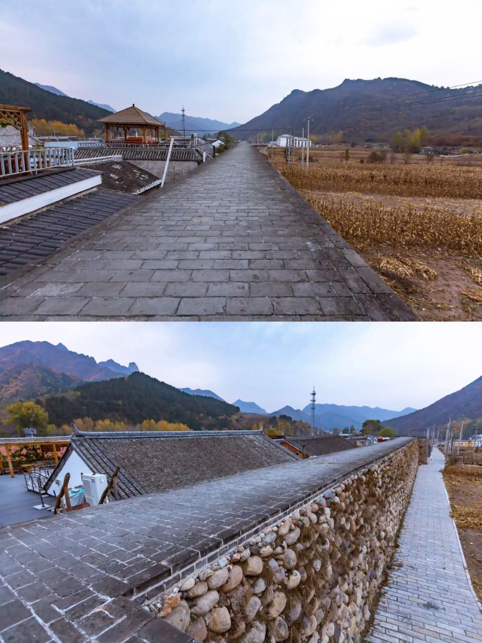 遥桥峪城堡 93蟠龙山长城 蟠龙山长层风景区位于密云古北口镇