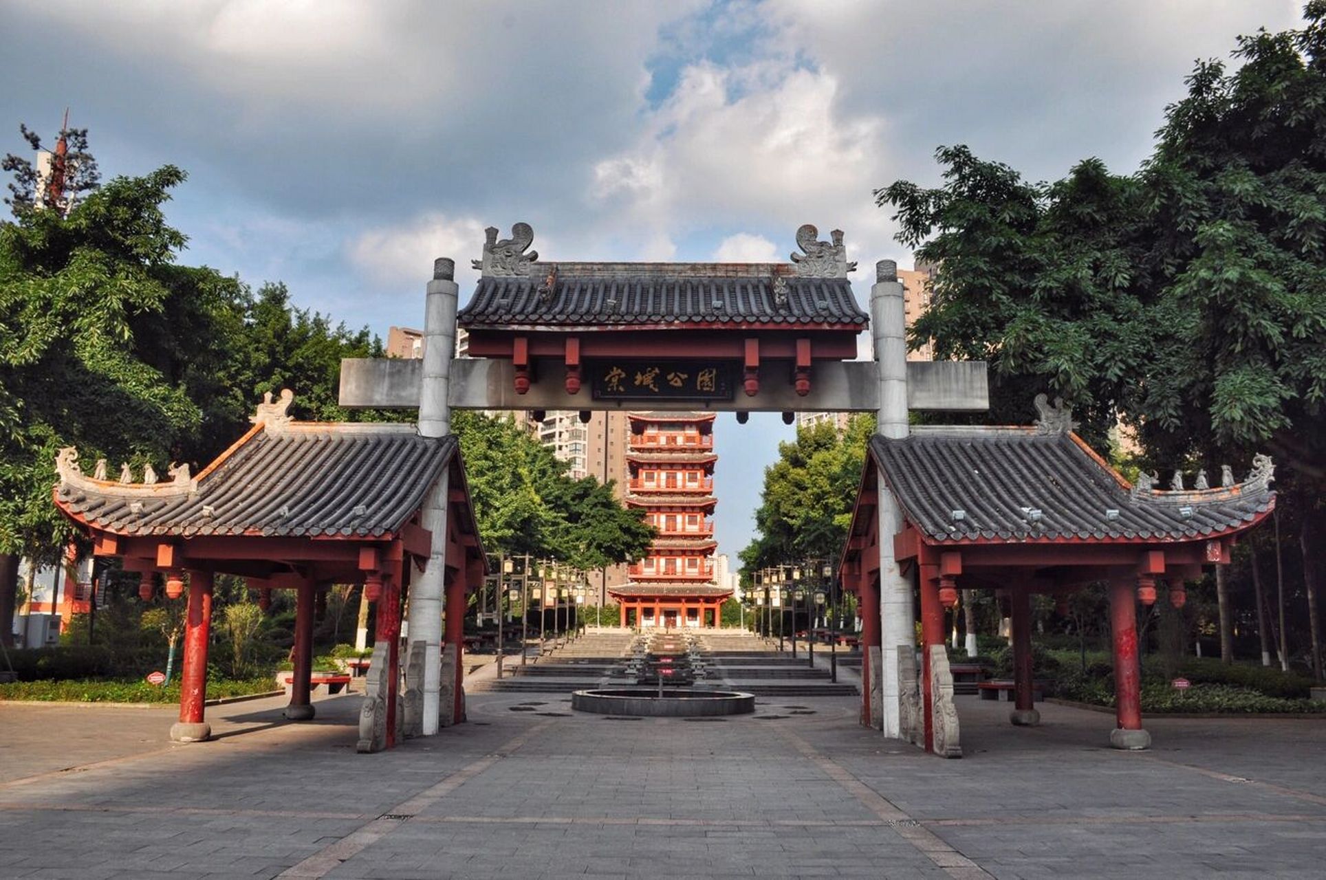 永川棠城公园正是这样一组防唐建筑,让人遥想当年的大唐. #永川