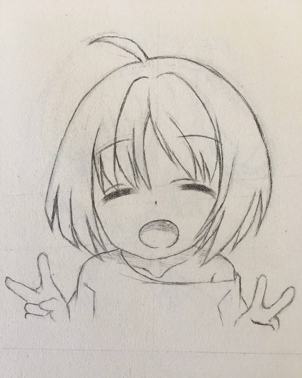 零基础纯小白自学漫画人物第二十天 日常手绘临摹