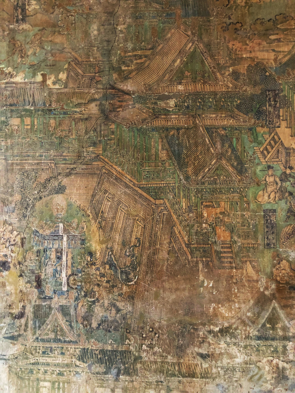 岩山寺金代壁画,有汴梁和金中都的影子 岩山寺作画的画师,名叫王逵,他