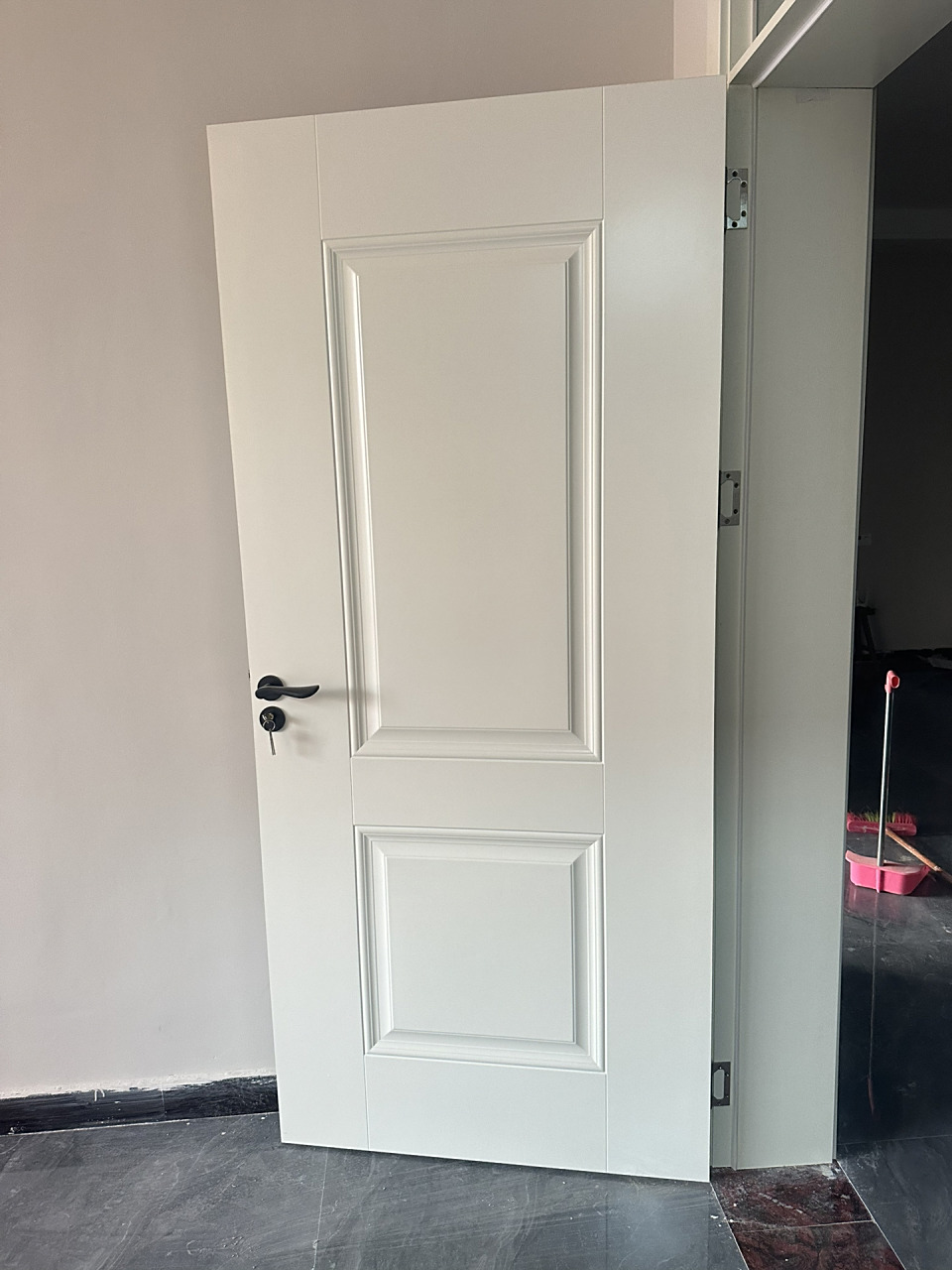 定做的卧室门…效果图来了 上次定做失败后,厂家反工重新做的装好了