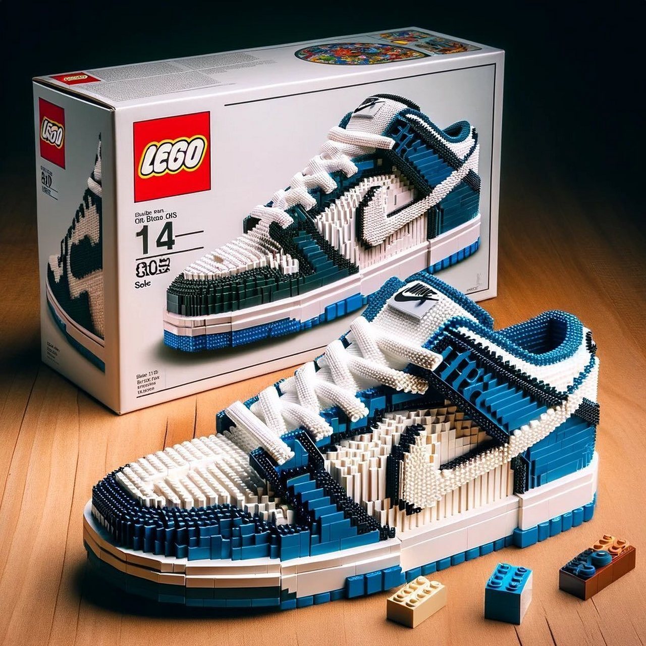 乐高积木版 nike,aj 集体曝光!竟然是.