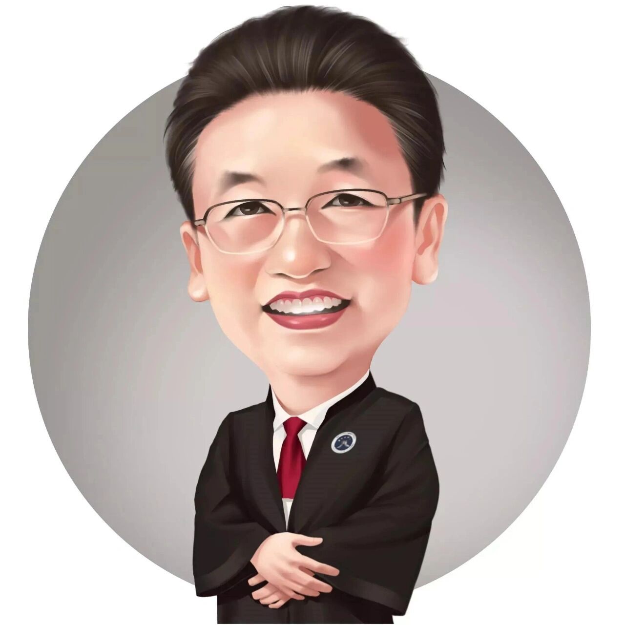 大叔头像|手绘头像|男士头像|中年头像