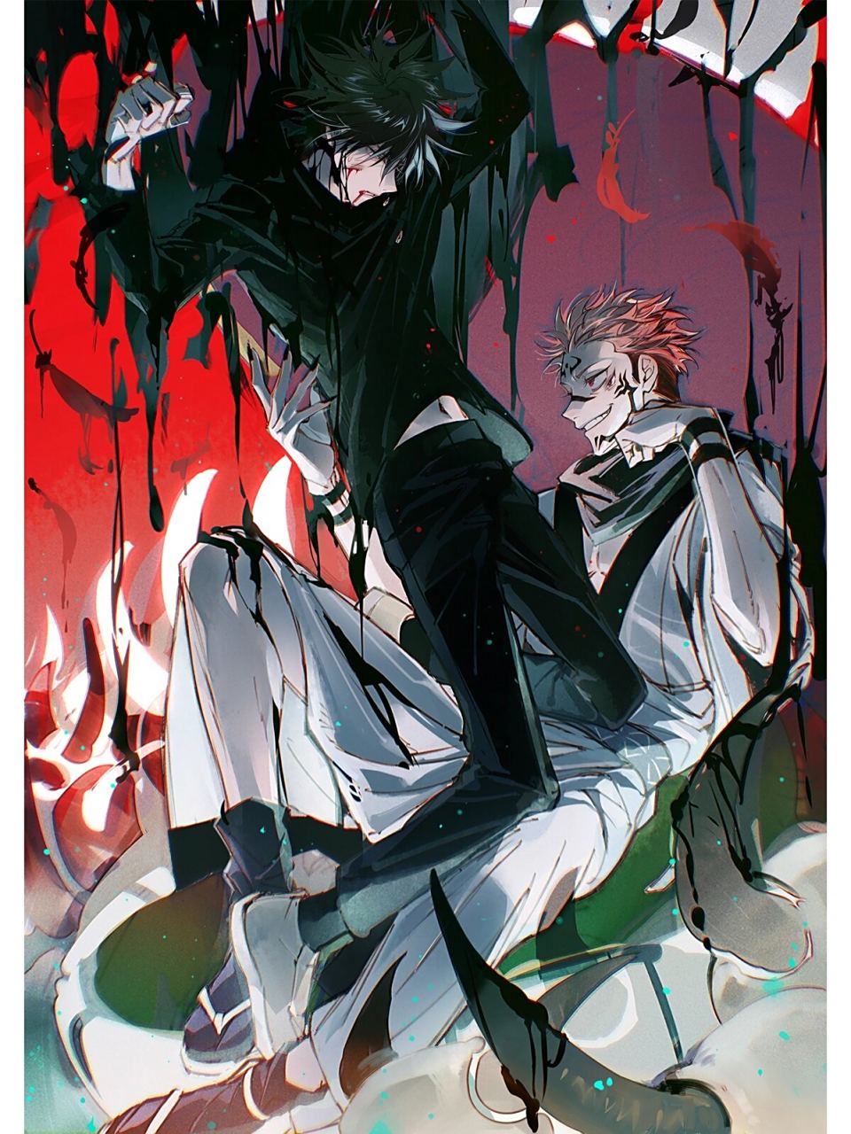 宿傩伏黑惠&咒术回战 有些漫不知不觉就磕起了cp 来源堆糖