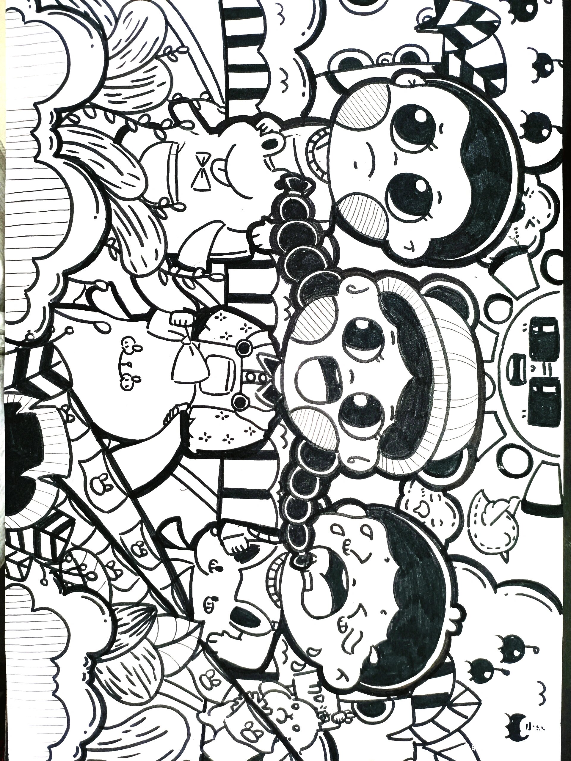 《运动会》儿童主题画     袋鼠跳