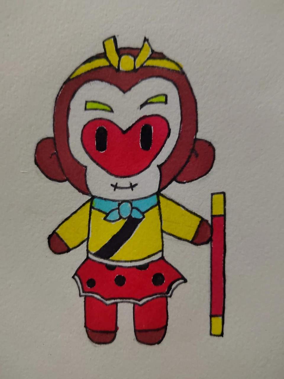 简笔画孙悟空 简笔画孙悟空