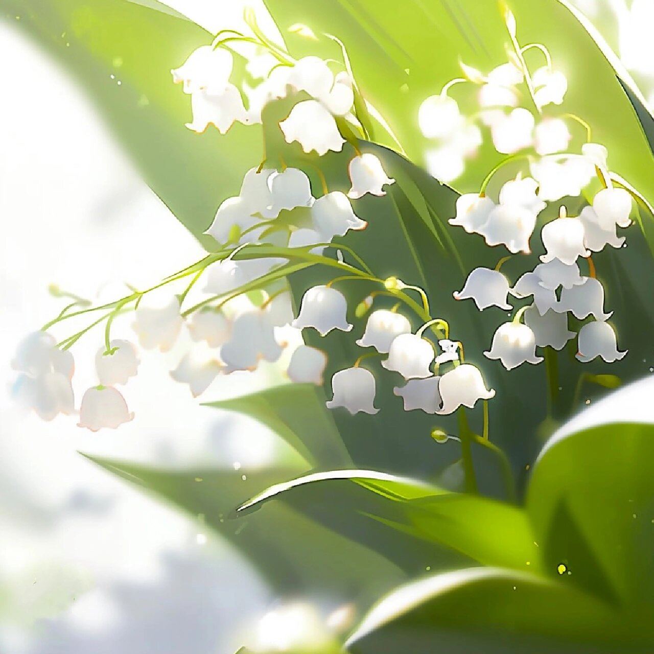 92头像,铃兰花,来自远方的祝福 风吹过 你听到我对你的祝福了吗