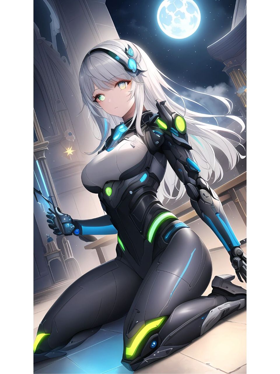二次元美少女机甲战士,这组太好看了