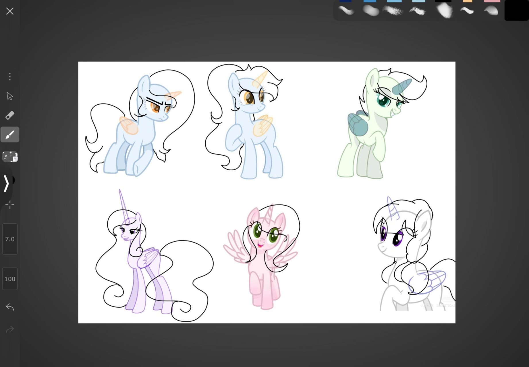 马设头发素材 马设头发素材 不可商用❗️❗️❗️ 不可