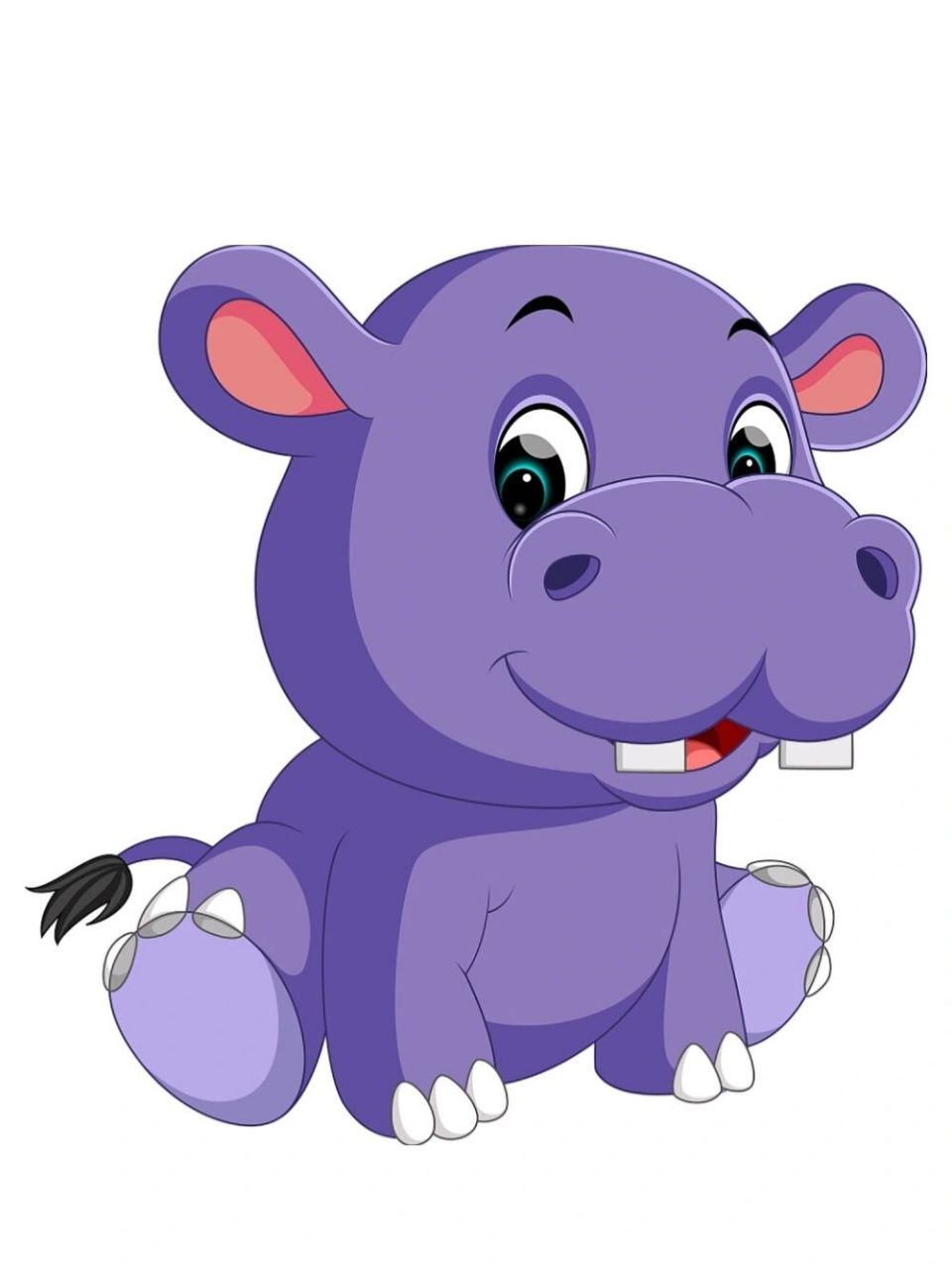 卡通插画|一只调皮捣蛋的河马君 03古有庄周晓梦迷蝴蝶,今有河马