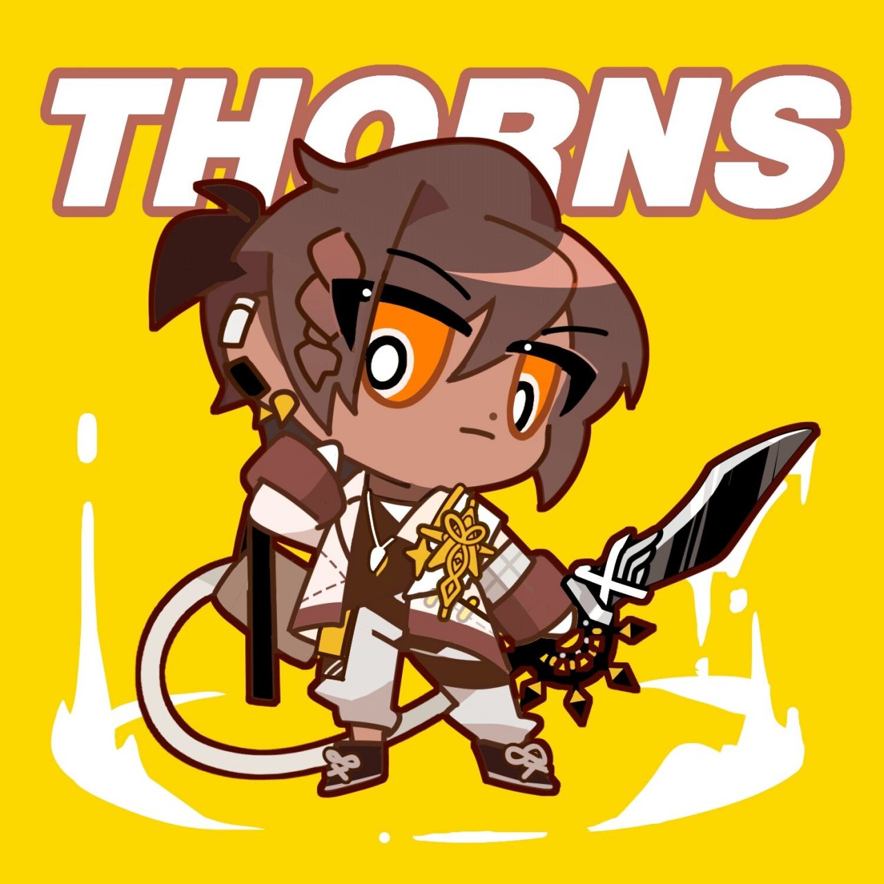 棘刺 #明日方舟# #棘刺# #q版人物# #画画# #绘画# #约稿