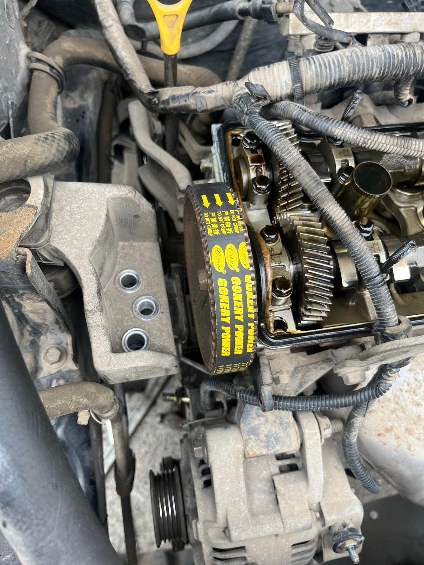 神车力帆620正时皮带掉齿不顶气门,加朗逸正时一套