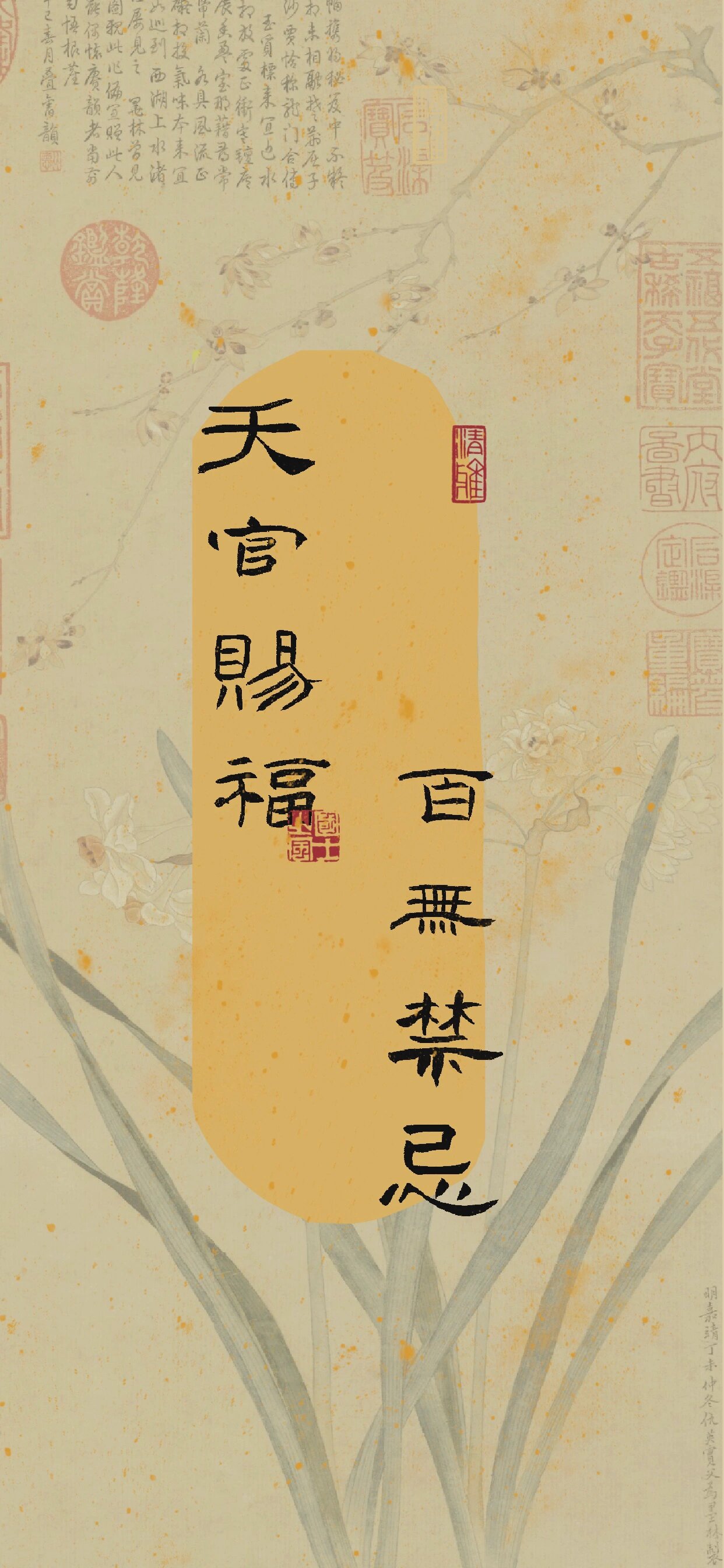 手写壁纸 天官赐福 百无禁忌
