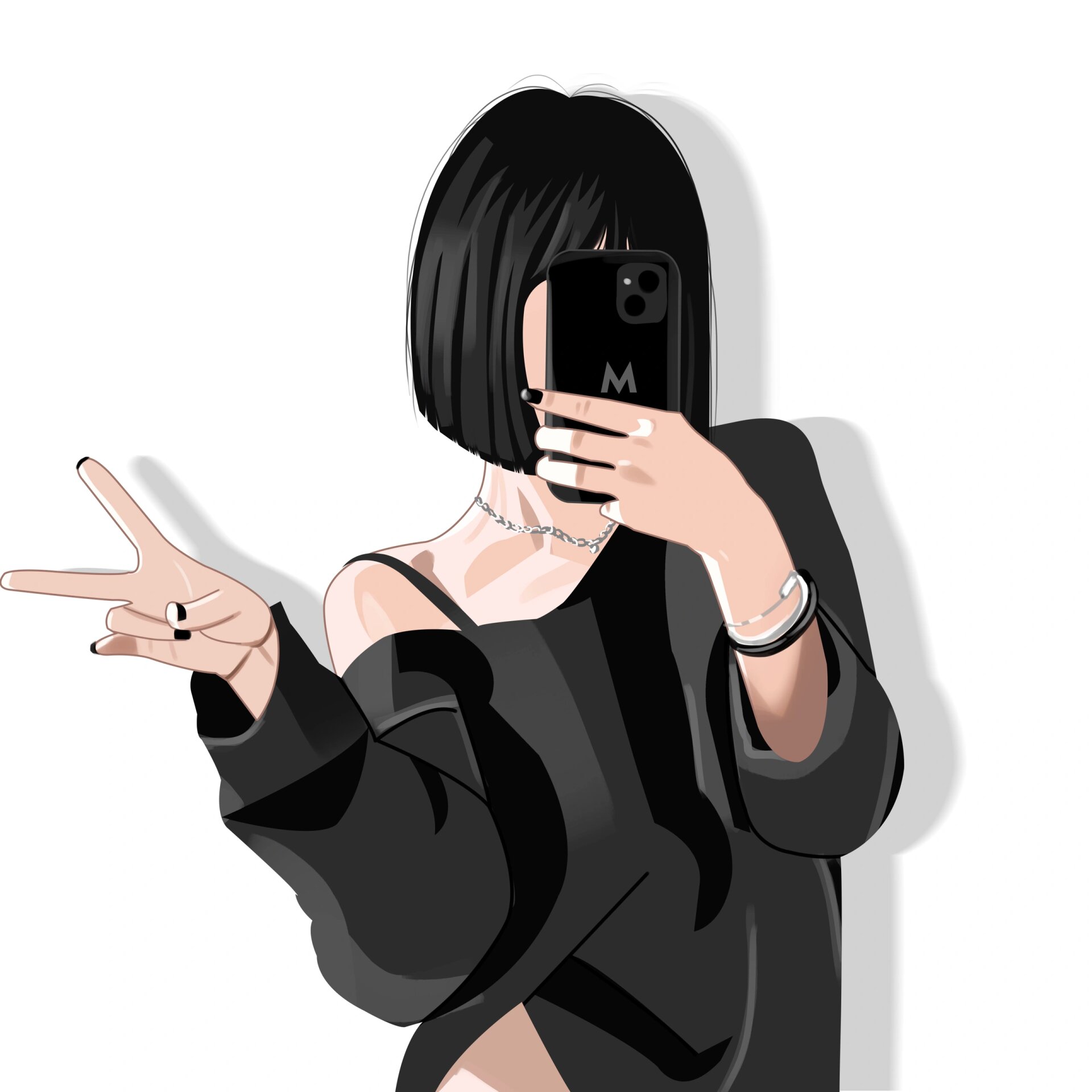 短发女生头像|酷酷的女头