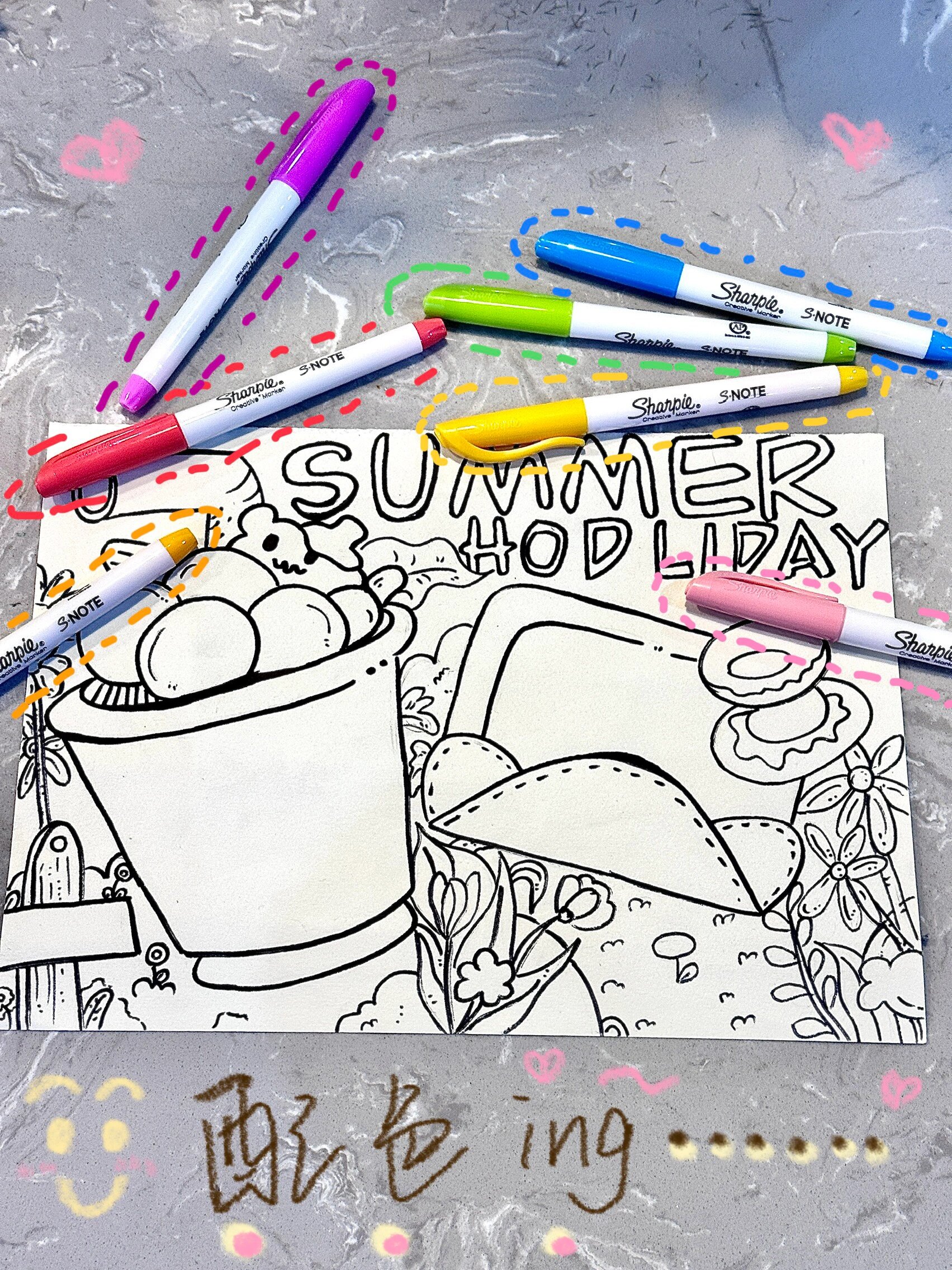 9215暑假小报[summer holiday91] 哈喽!