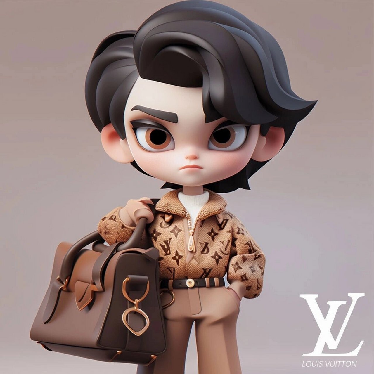 lv情侣头像丨气质男生头像,有没有迷到你92 "因为爱你,所以爱你.