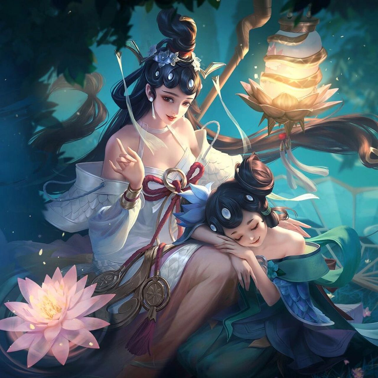 王者荣耀|曙光英雄青白蛇海报不如王者好看     青白蛇皮肤的海报其实