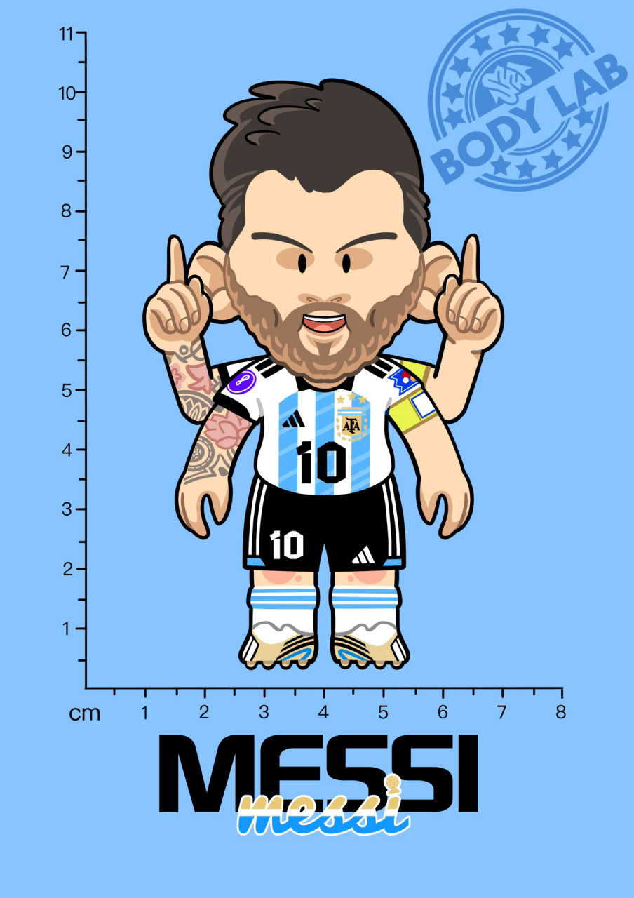 漫画|body lab解剖梅西阿根廷版 之前出过巴黎版的,很多朋友也想要
