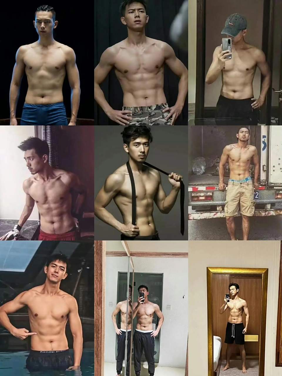 李现深夜秀腹肌 李现  李现拍照角度