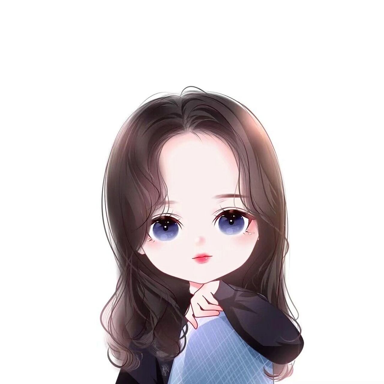 唯美气质小众的动漫手绘微信头像/女生头像