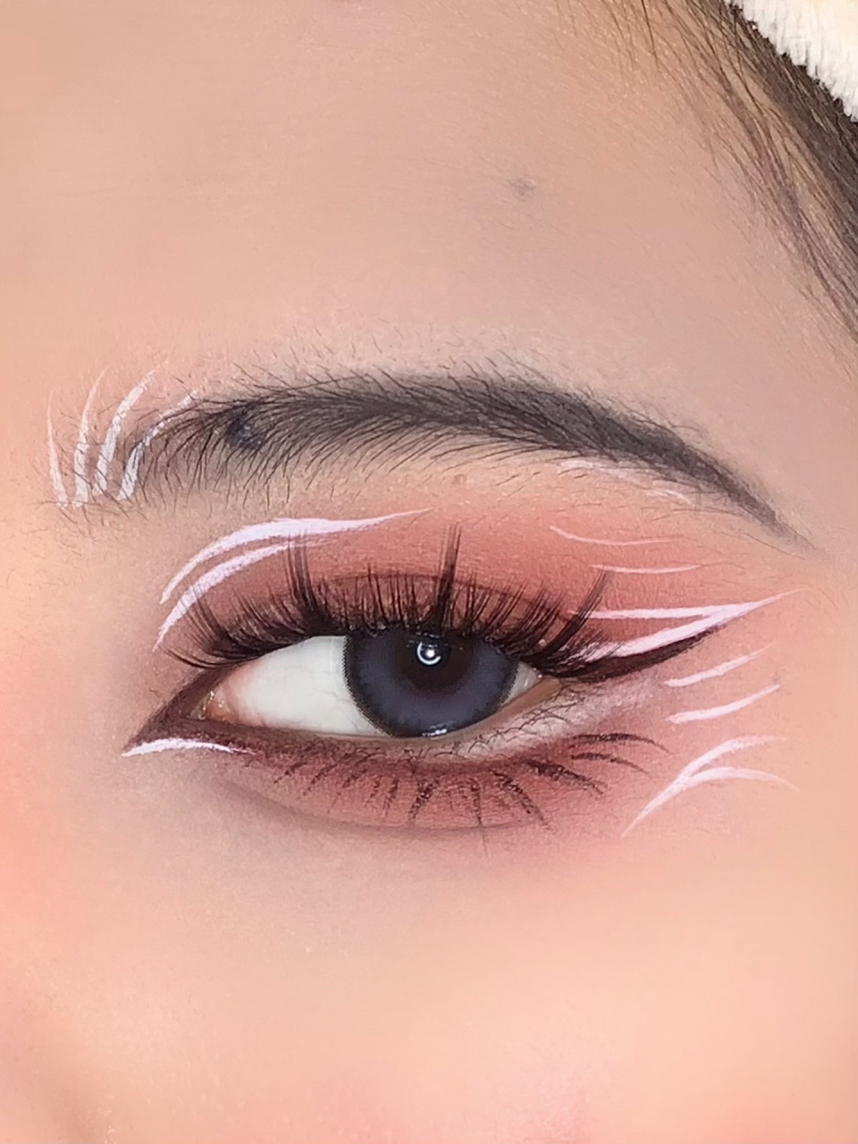 狐狸眼眼妆画法图片